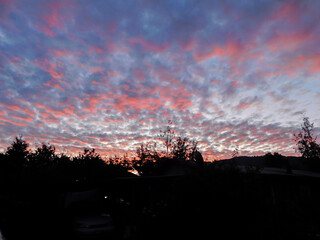 atardecer colorido
