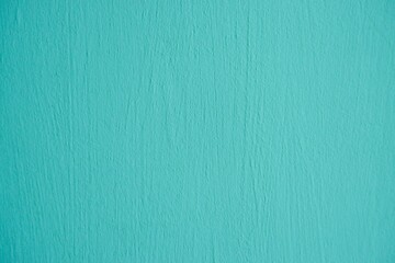 Turquoise color plaster texture, seamless background