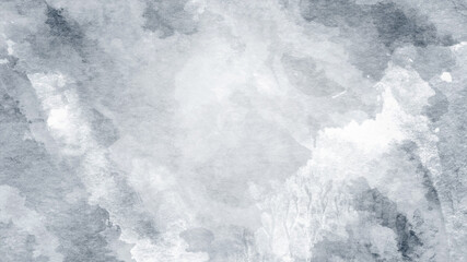 Abstract silver gray watercolor background