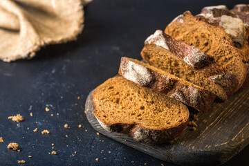 Cutten rye bread