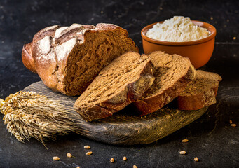 Fresh airy bread