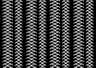 Abstract black and white wallpaper pattern made of alphabet lettering y

