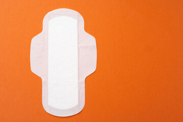 Unpacked feminine pad flat lay top view © fotofabrika