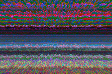 3D illustration of a digital pattern / Abstract background of a 3D illustration from a digital pattern.