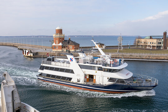 Sundbusserne Is A Shipping Line Which Only Carries Pedestrian Passengers On The HH Ferry Route Between Helsingör Denmark And Helsingborg Sweden.