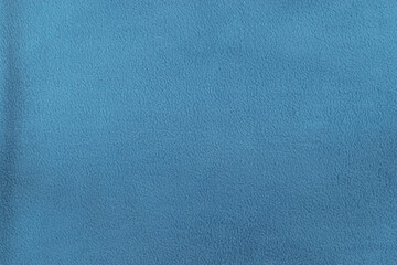 Blue and soft with copy space fabric background surface
