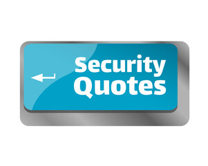 Security quotes . Close up of keyboard, enter computer key.