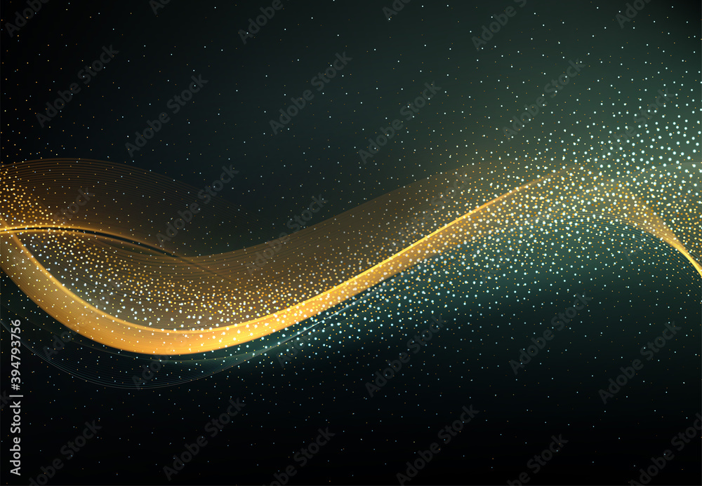 Poster Abstract shiny glitter overlay design element. Vector