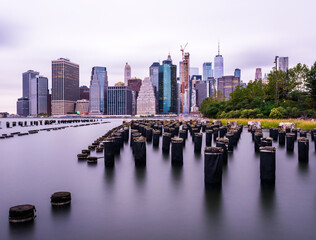 Obraz premium Manhattan panoramic skyline view. New York City, USA.