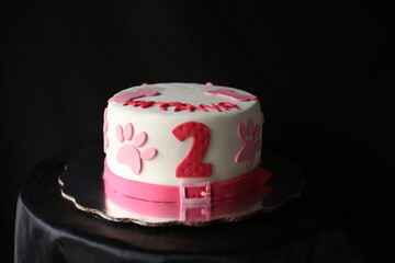 Delicious Cake with color of venezuela