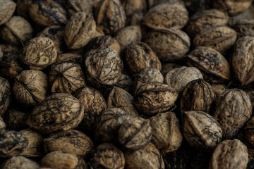 Lots of nuts in the basket.