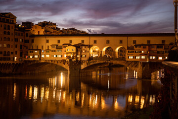 Obraz premium ponte vecchio city