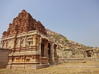 Fototapeta na wymiar Hampi - A Unesco World Heritage Site,karnataka,india,