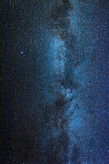 Clear night sky with milky way and huge amount of stars.