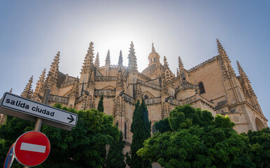 Fototapeta premium Cathedral in Segovia, Spain