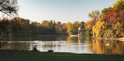 autumn in the ancient park