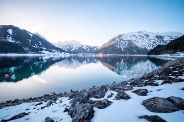 Perfect reflections on lake 