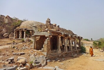 hampi unesco world heritage site,karnataka,india
