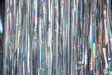 Elegant Grunge Silver, Gold, Pink Christmas Light Bokeh Vintage Crystal Instagram Background Texture