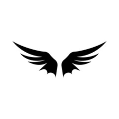 Wing Logo Vector Design for Company, Tattoo, etc