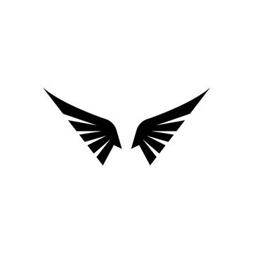 Wing Logo Vector Design for Company, Tattoo, etc