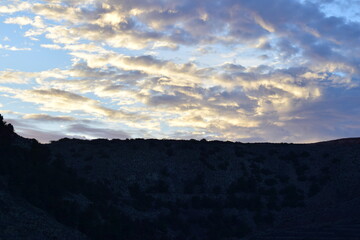 sunset where the sky has a life of its own