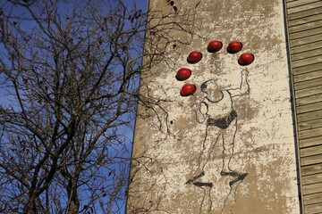 Amsterdam Wall with Tree