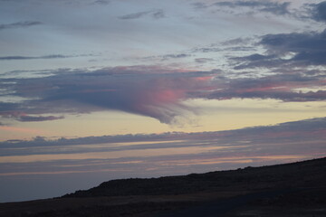 sunset where the sky has a life of its own