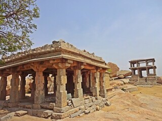 Obraz premium hampi unesco world heritage site,karnataka