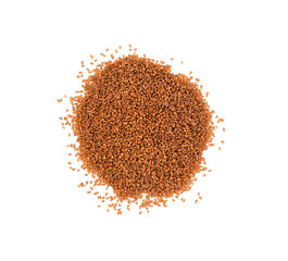 teff  graain  isolated  on  white  background