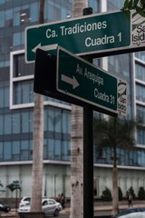Señal de Calles de Lima