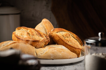 
Delicious freshly baked artisan bread