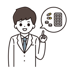 医師 薬剤師 男性 薬 説明