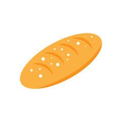 Bread icon design isolated on white background. vector illustration