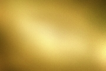 Glowing dark gold foil metal wall with copy space, abstract texture background