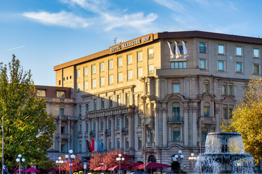 Nassauer Hof is a luxury five-star superior hotel in Wiesbaden, Germany.