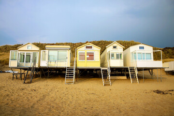 Fototapeta premium Wooden Beach houses