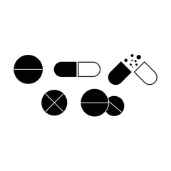 set of pills icon