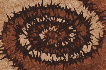 brown color of abstract background