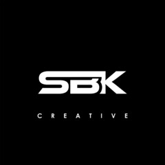 SBK Letter Initial Logo Design Template Vector Illustration	
