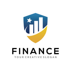 Finance Logo. Business and Accounting Logo design vector template