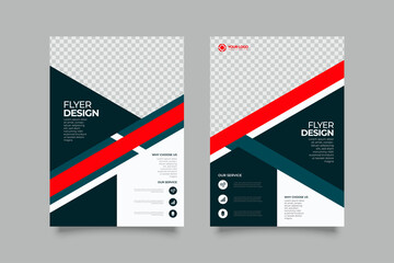 collection of modern design poster flyer brochure cover layout template with circle graphic elements and space for photo background