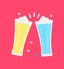 Champagne Glass Vector 