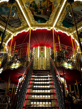 Carousel At Night