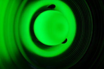 Abstract circles light green bokeh background - Blurred green nature background with soft focus