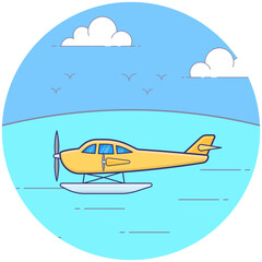 Passenger Helicopter Vector  