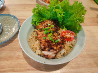 Japanese Rice with Pork Soy Sauce
