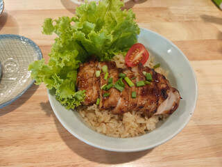 Japanese Rice with Pork Soy Sauce