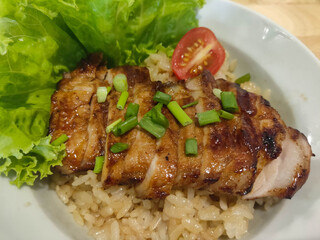 Japanese Rice with Pork Soy Sauce
