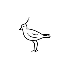 lapwing line icon. signs and symbols can be used for web, logo, mobile app, ui, ux
